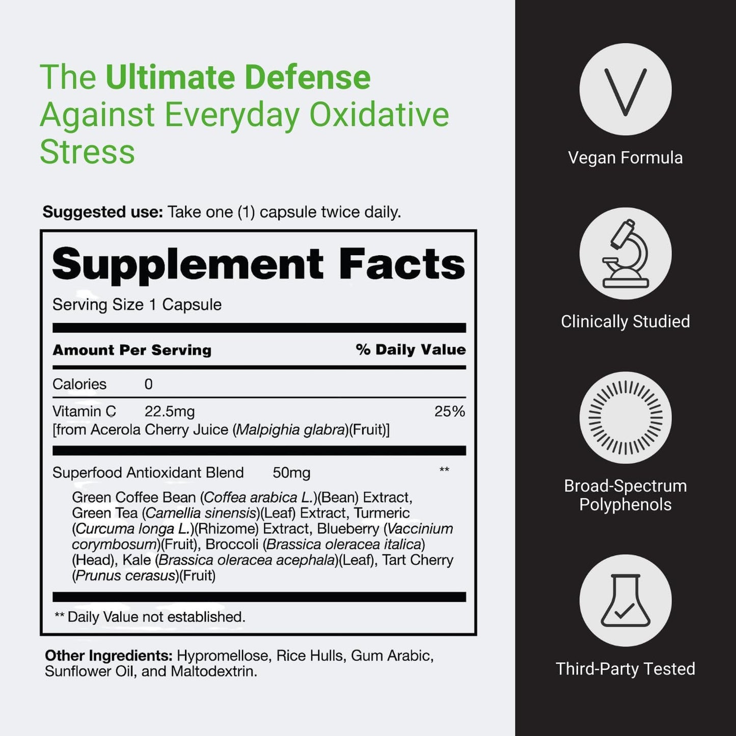 120 Capsules of Sur Immunity Immune Support Supplement: Vitamin C, Acerola Cherry, Turmeric & Green Tea Extract - Vegan Antioxidant Blend for Optimal Defense & Wellness