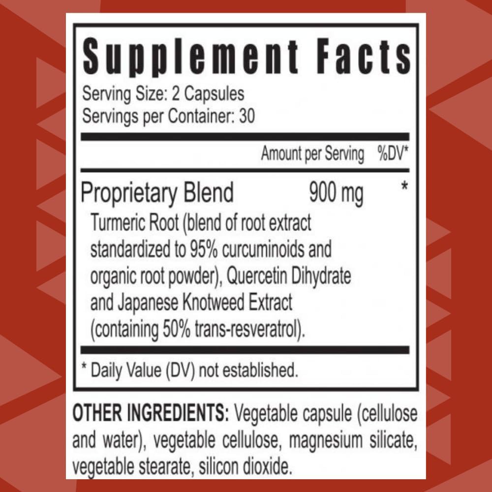 120 Capsules of Youngevity Resveratrol Turmeric Quercetin RTQ Cell Shield - Pack of 2
