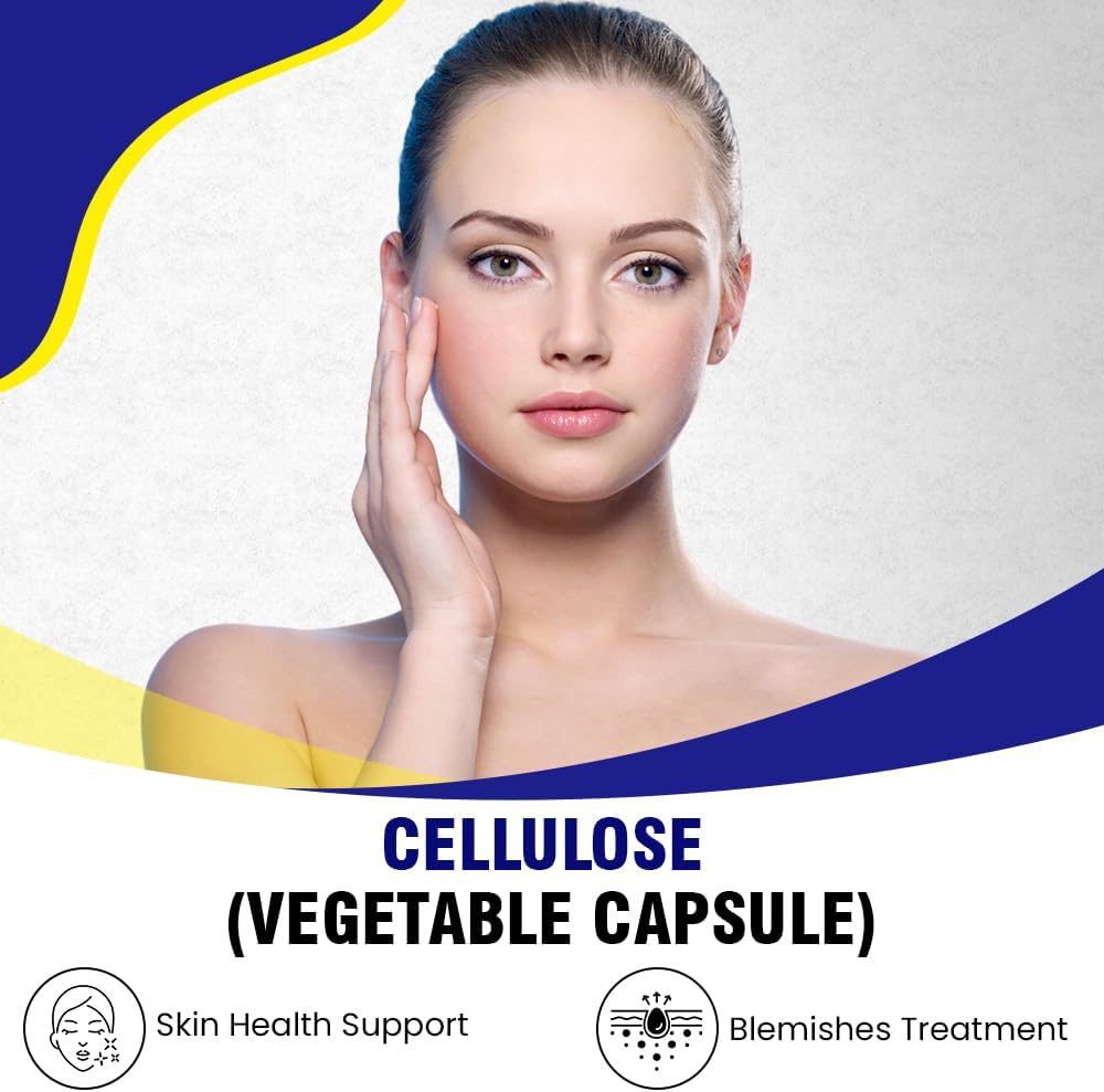 120 Capsules Safrel Niacinamide 500mg Vitamin B3 Skin Health Blemish Support Non-GMO Gluten-Free Flush-Free Formula Men Women's Health