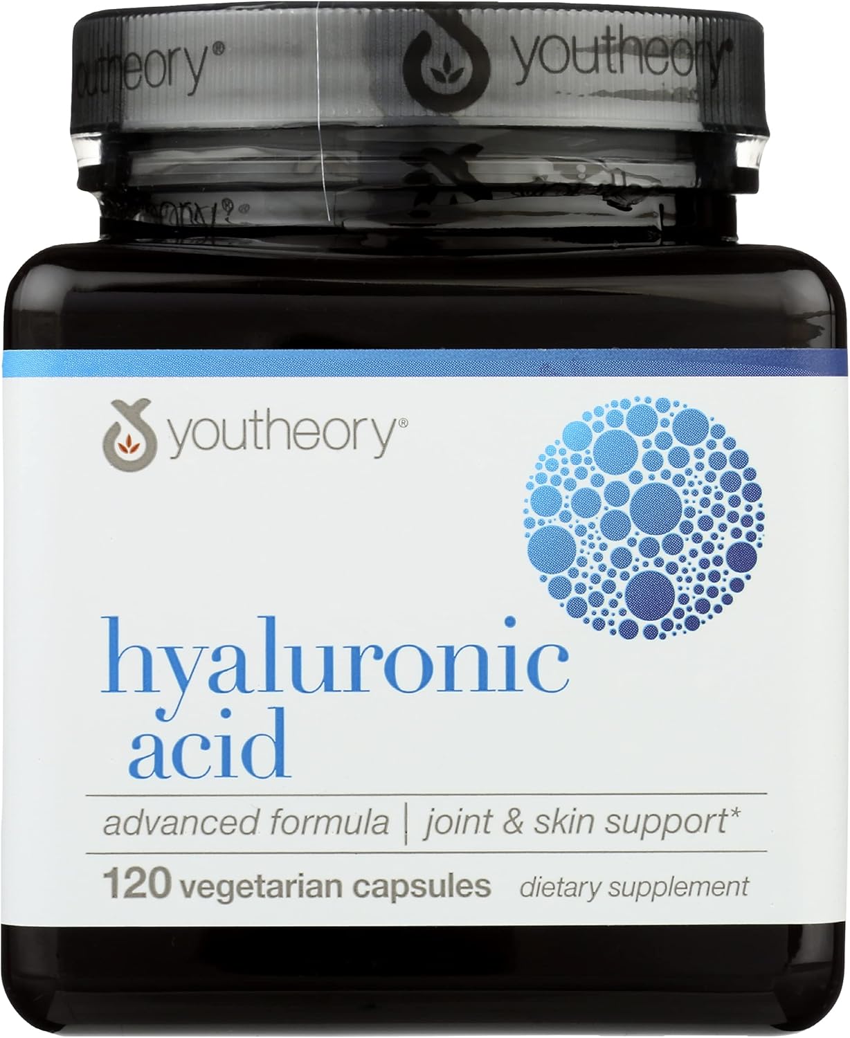 120 Capsules Youtheory Hyaluronic Acid Advanced Formula, Dairy Free - Joint Support Supplement