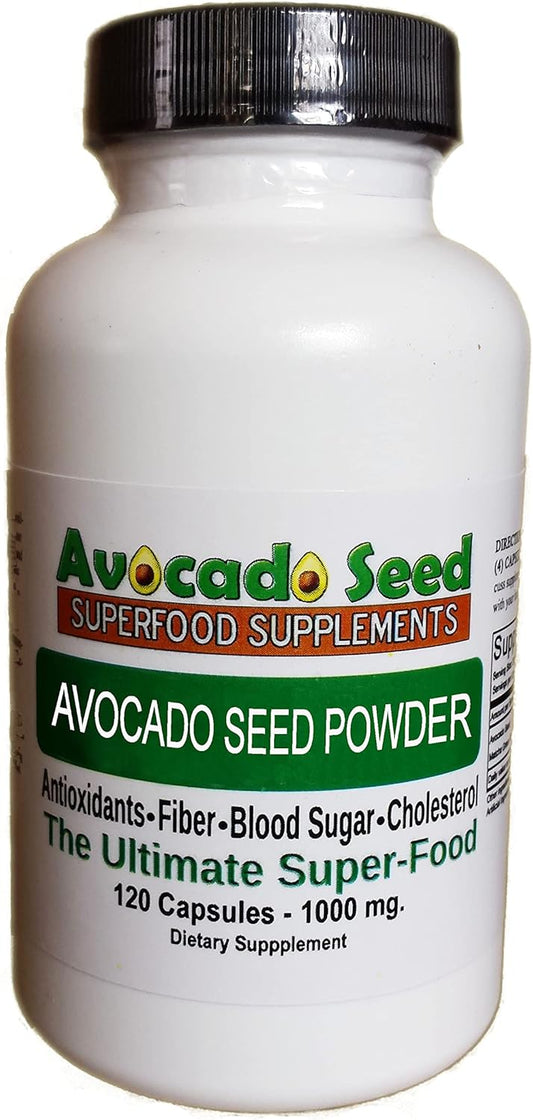 120 Count Avocado Seed Capsules for a Healthy Lifestyle