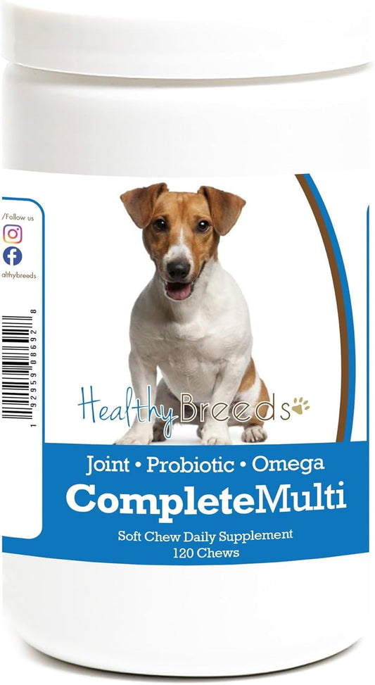 120 Count Multivitamin Soft Chews for Jack Russell Terriers by Healthy Breeds