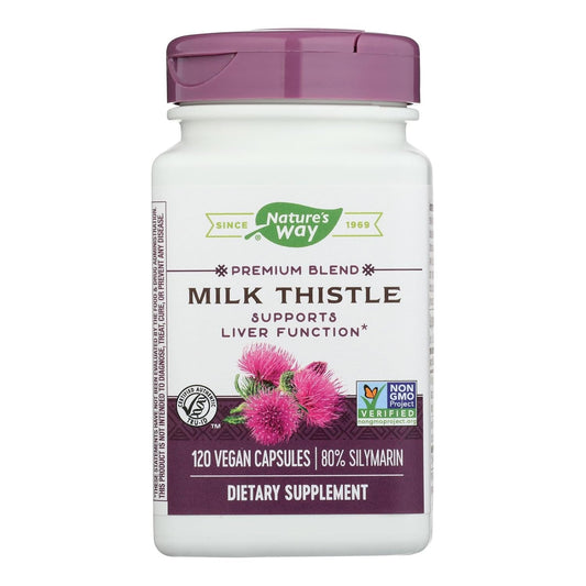 120 Count Nature's Way Milk Thistle Standardized Supplement