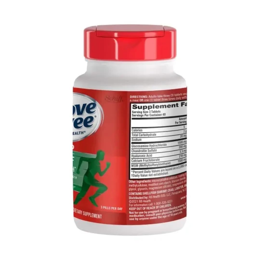 120 Count Pack of 2 Move Free Advanced Plus MSM with Glucosamine & Chondroitin - Joint Health Supplement