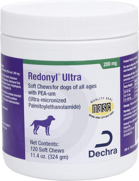 120 Count Redonyl Ultra Soft Chews for Dogs - 200 mg Formula