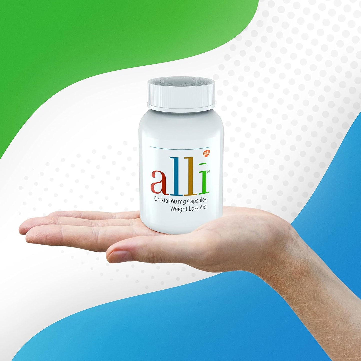 120 Count Refill Pack of alli Orlistat 60 mg Capsules for Weight Loss - Non Prescription Diet Pills