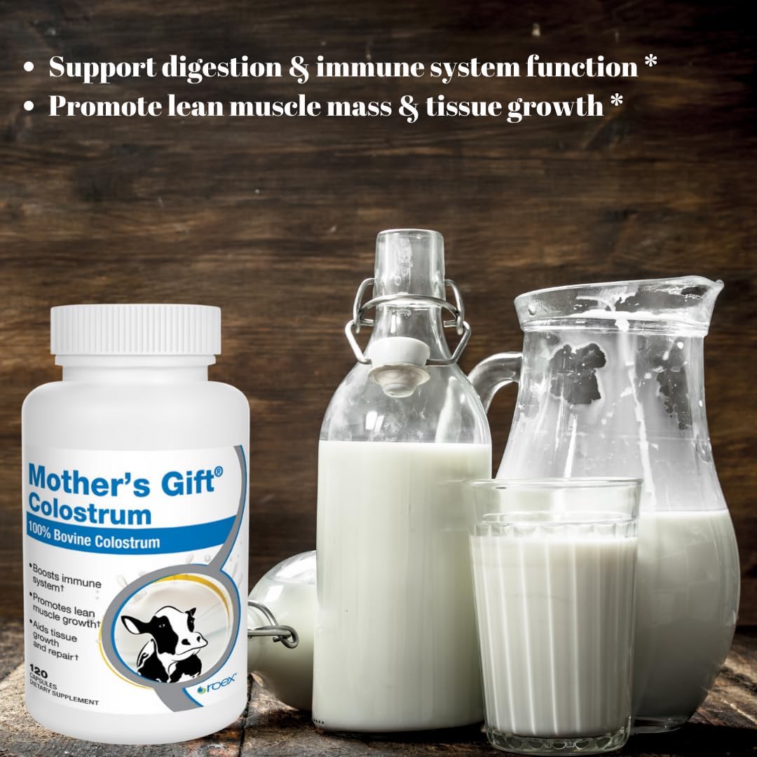 120 Count Roex Mother's Colostrum Capsule - Immune System Support and Nutrient Boost