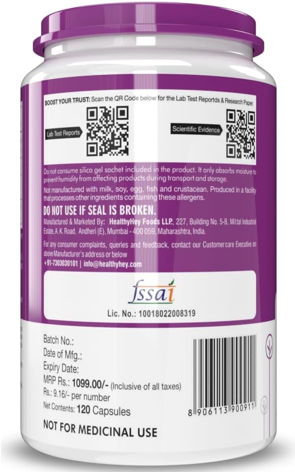 120 Count Vegetarian Capsules of Generic Pyridoxine Vitamin B6