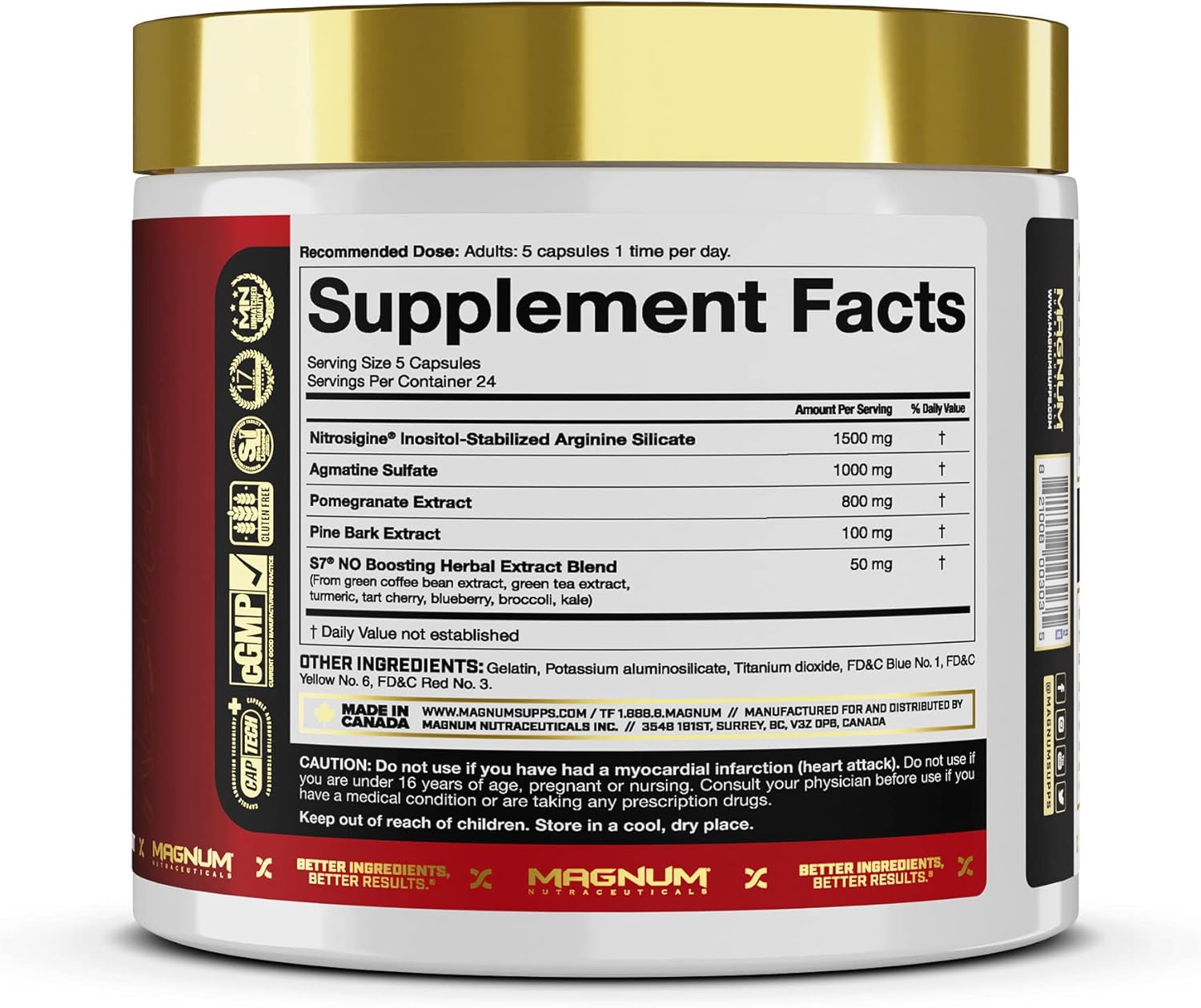 120-Count Volume Magnum Capsules for Enhanced Performance and Stamina