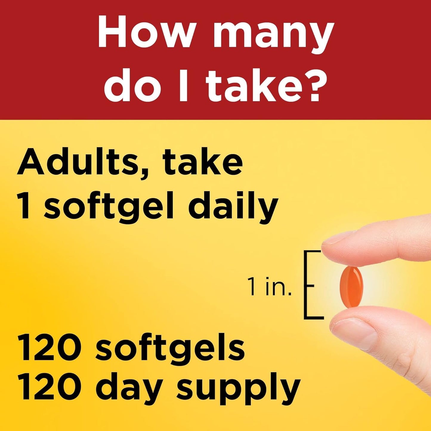 120 Day Supply of Nature Made CoQ10 100mg Softgels for Heart Health Support