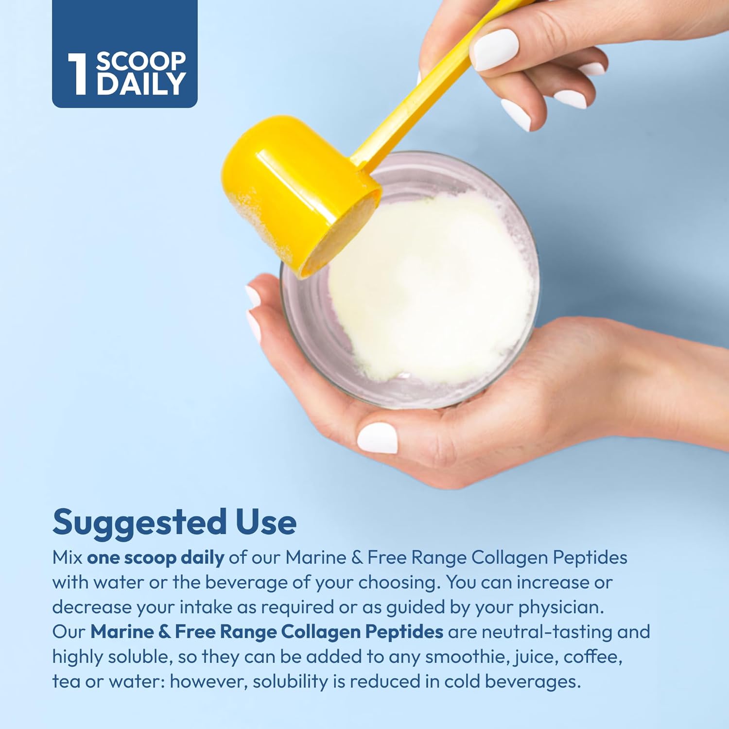 120 Servings Andrew Lessman Marine Collagen Peptides Powder with MSM - Promotes Smooth Skin and Joint Comfort, Super Soluble, Non-GMO, No Fishy Flavor or Additives