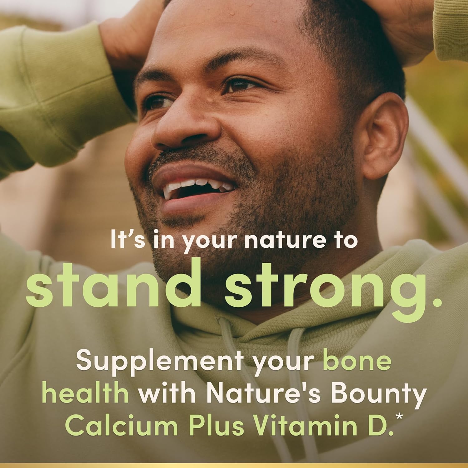 120 Softgels of Nature's Bounty Calcium Carbonate & Vitamin D for Immune & Bone Health - 1200mg Calcium & 1000IU Vitamin D3