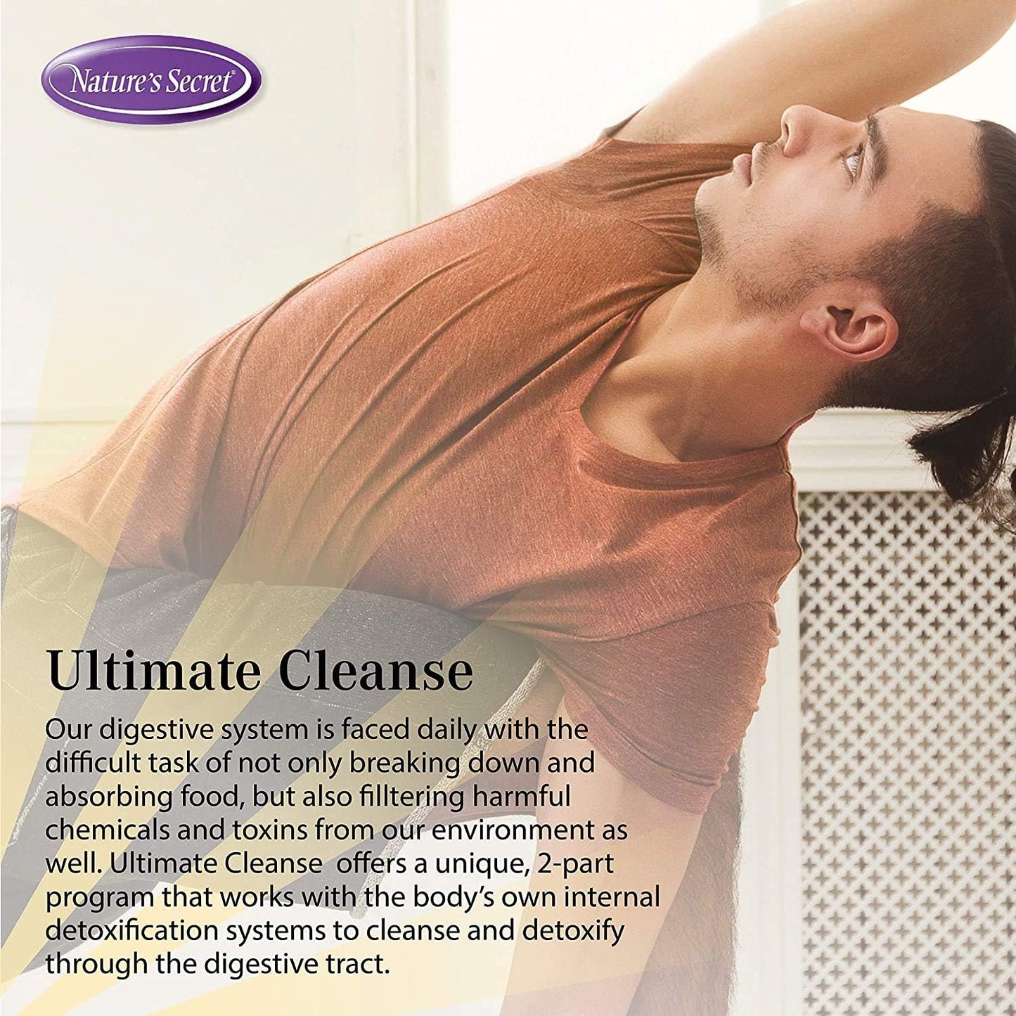 120 Tablets Nature's Secret Ultimate Cleanse - Pack of 2 for Complete Detoxification