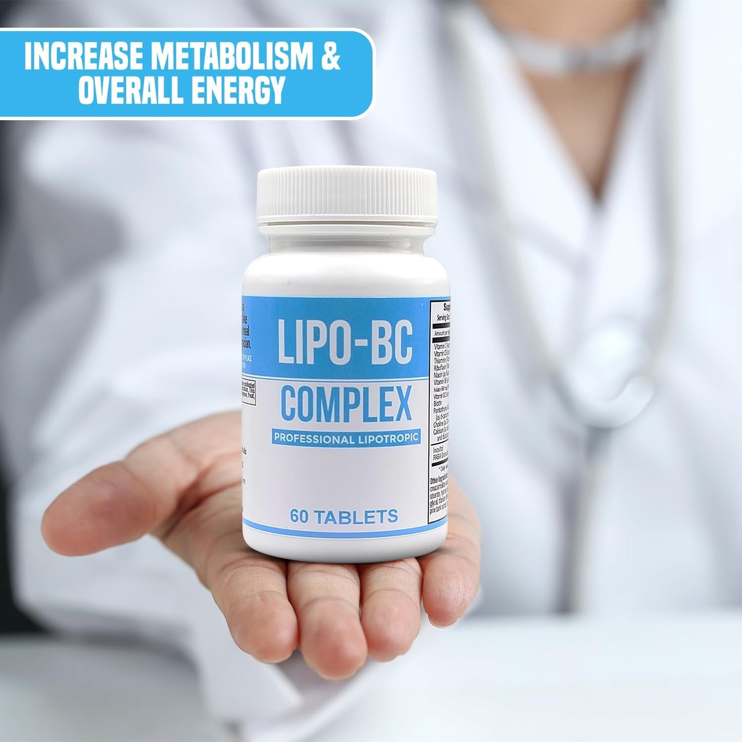 120 Tablets of ES Global Brands Lipotropic B-Complex for Natural Clean Energy and Wellness by Legere Pharmaceuticals
