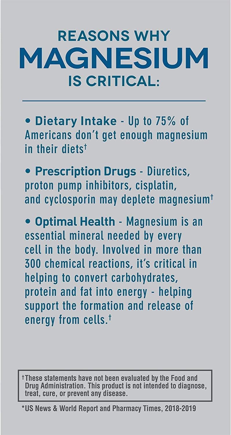 120 Tablets of Mag-Ox 400 Magnesium Supplement - Bulk Pack of 6