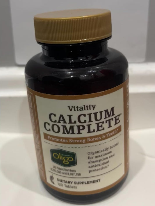 120 Tablets of Melaleuca Vitality Calcium Complete - Bone Health Supplement with Vitamin D and Magnesium