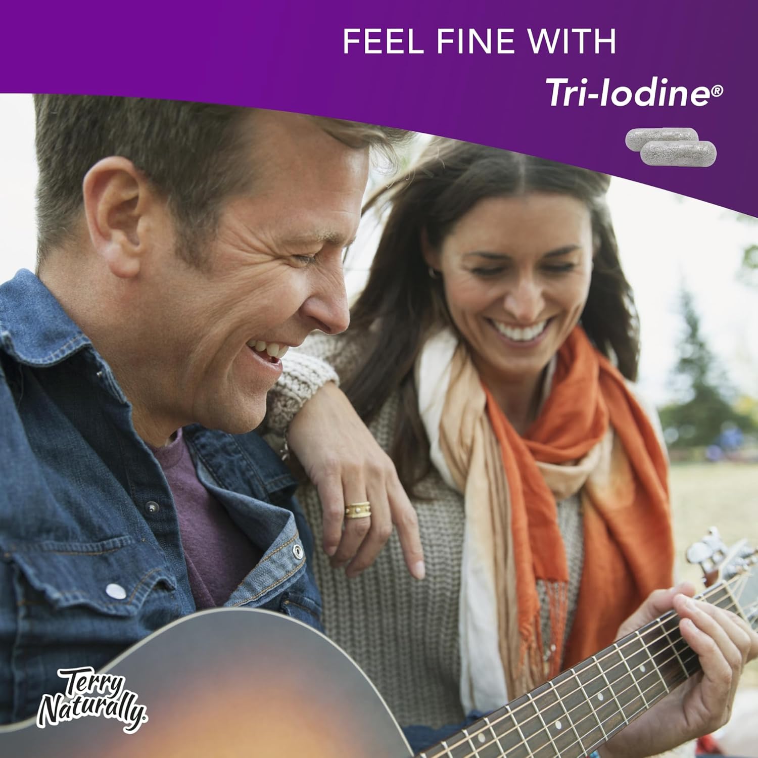 120 Total Servings of Terry Naturally Tri-Iodine 25 mg - 60 Capsules, Pack of 2 - Hormone Balance and Breast & Prostate Health Support - Non-GMO, Vegan, Gluten Free, Kosher