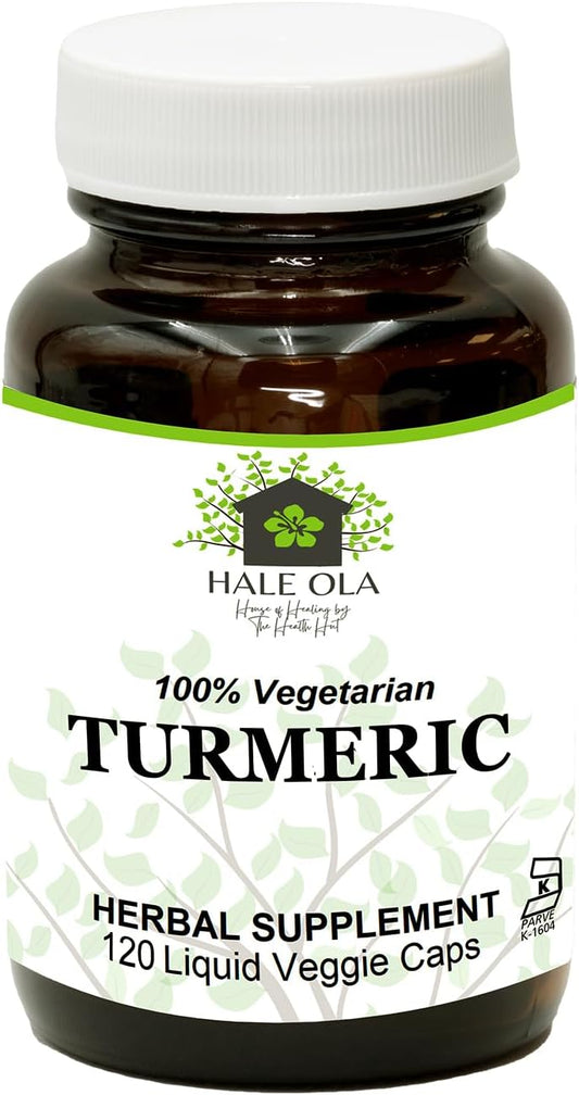 120 Turmeric Curcumin Liquid Capsules with Black Pepper Extract for Joint, Digestion & Immune Support - Non-GMO & Gluten-Free