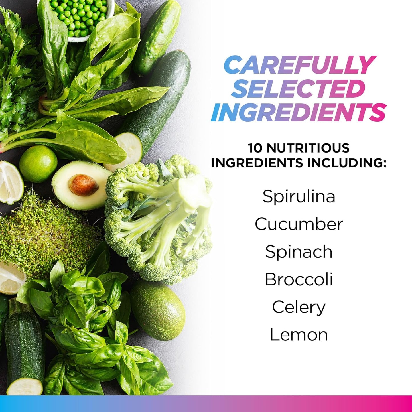120 Vegetarian Capsules of Livingood Daily Greens Supplement - Super Greens with Spirulina, Chlorella, Broccoli, Spinach for Energy, Digestive, & Gut Health - Fruit & Vegetable Capsules for Overall Wellness