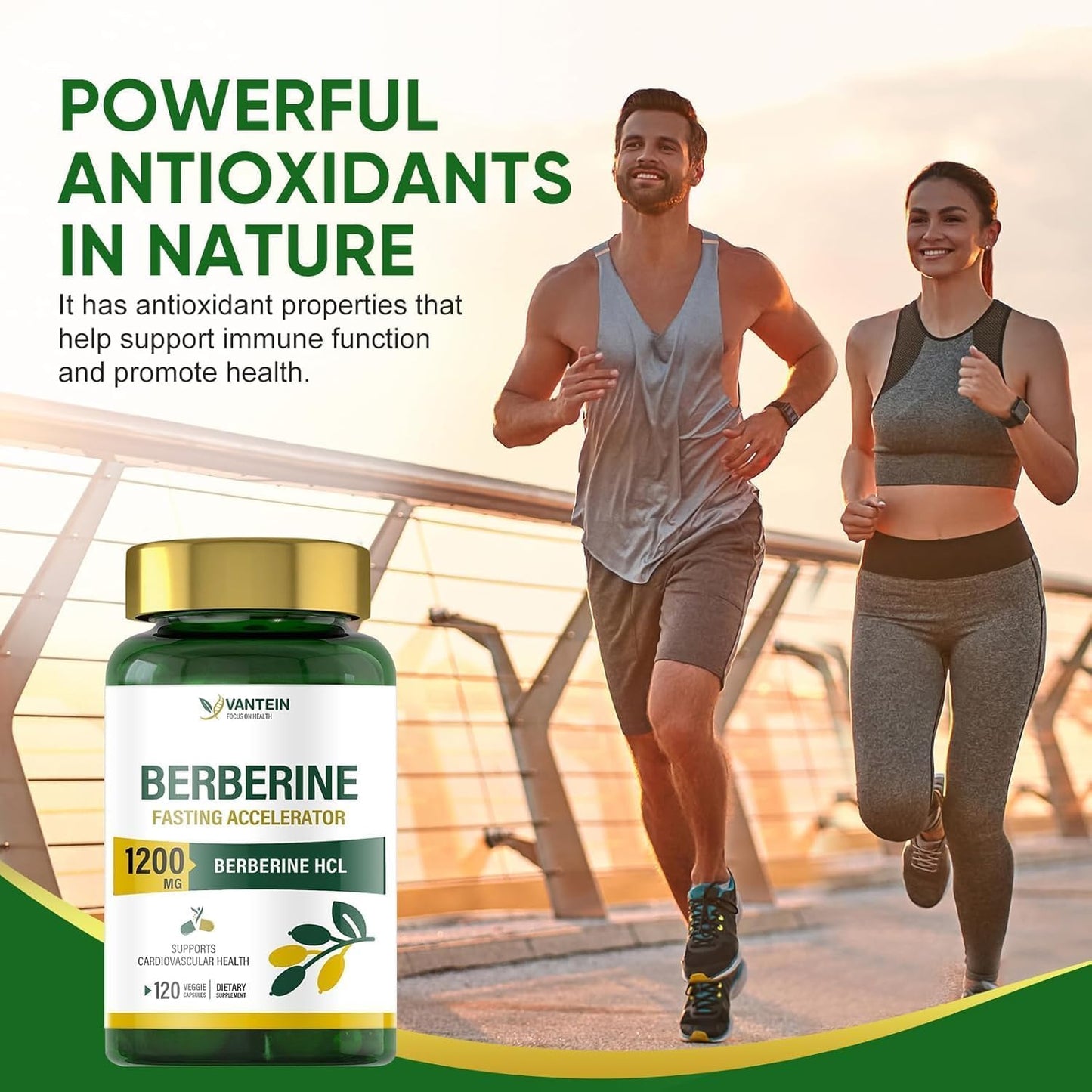 1200 MG Berberine Supplement with Alpha Lipoic Acid for Enhanced Absorption - 120 Capsules for Lipid Metabolism and Immune Support in Men & Women - 40-Day Supply