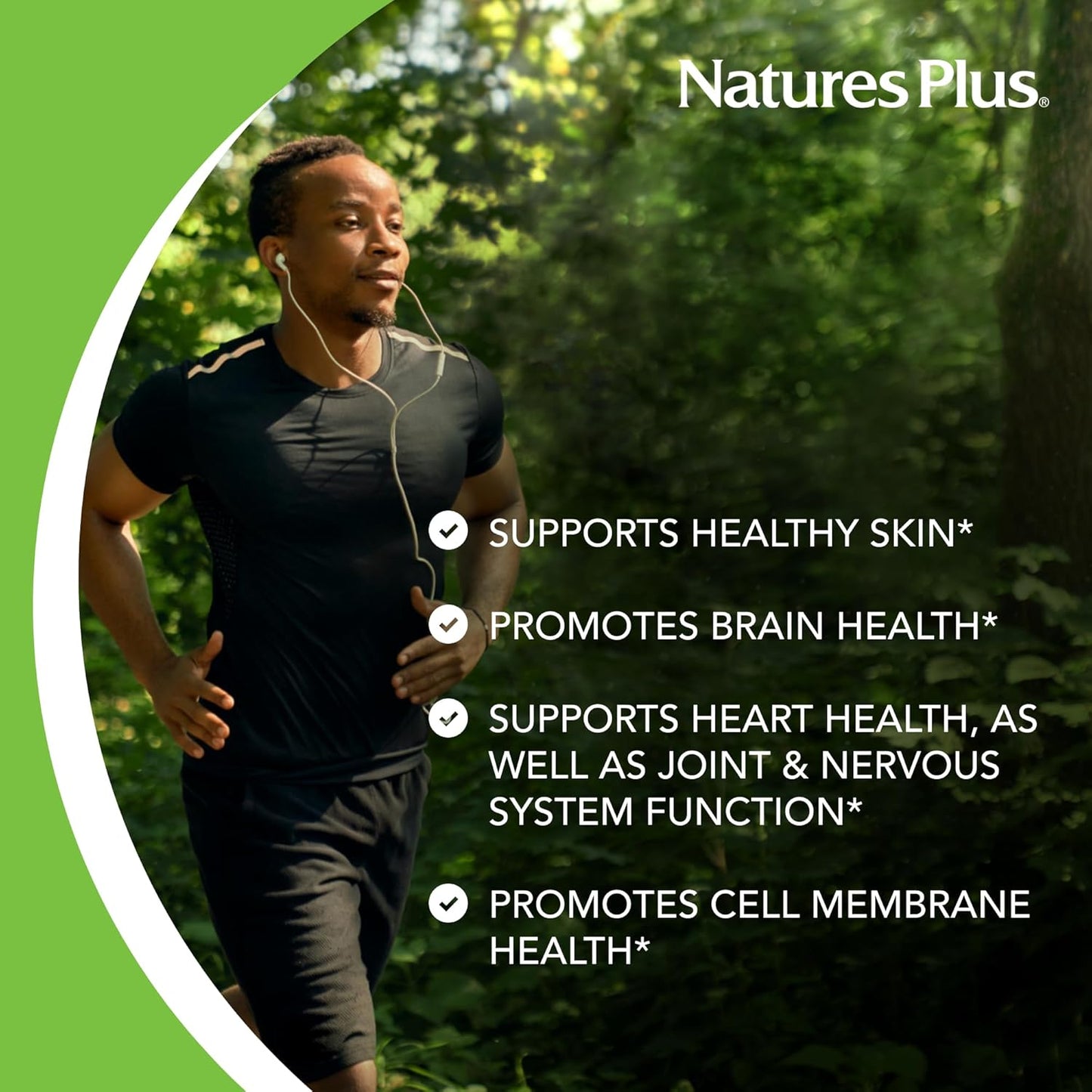 1200mg Natures Plus Ultra Omega 3-6-9 Softgels with Borage, Fish, and Flax Oil - Gluten-Free, 60 Servings