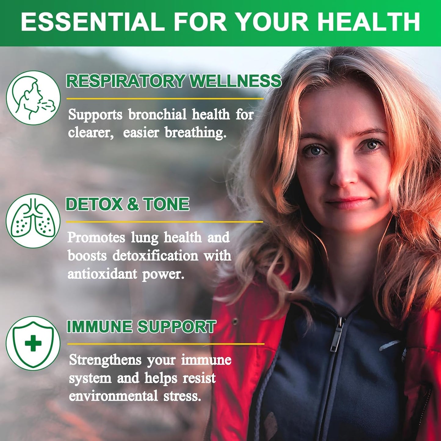 120ML Natural Mullein Leaf Extract Drops for Lung Health and Immune Support