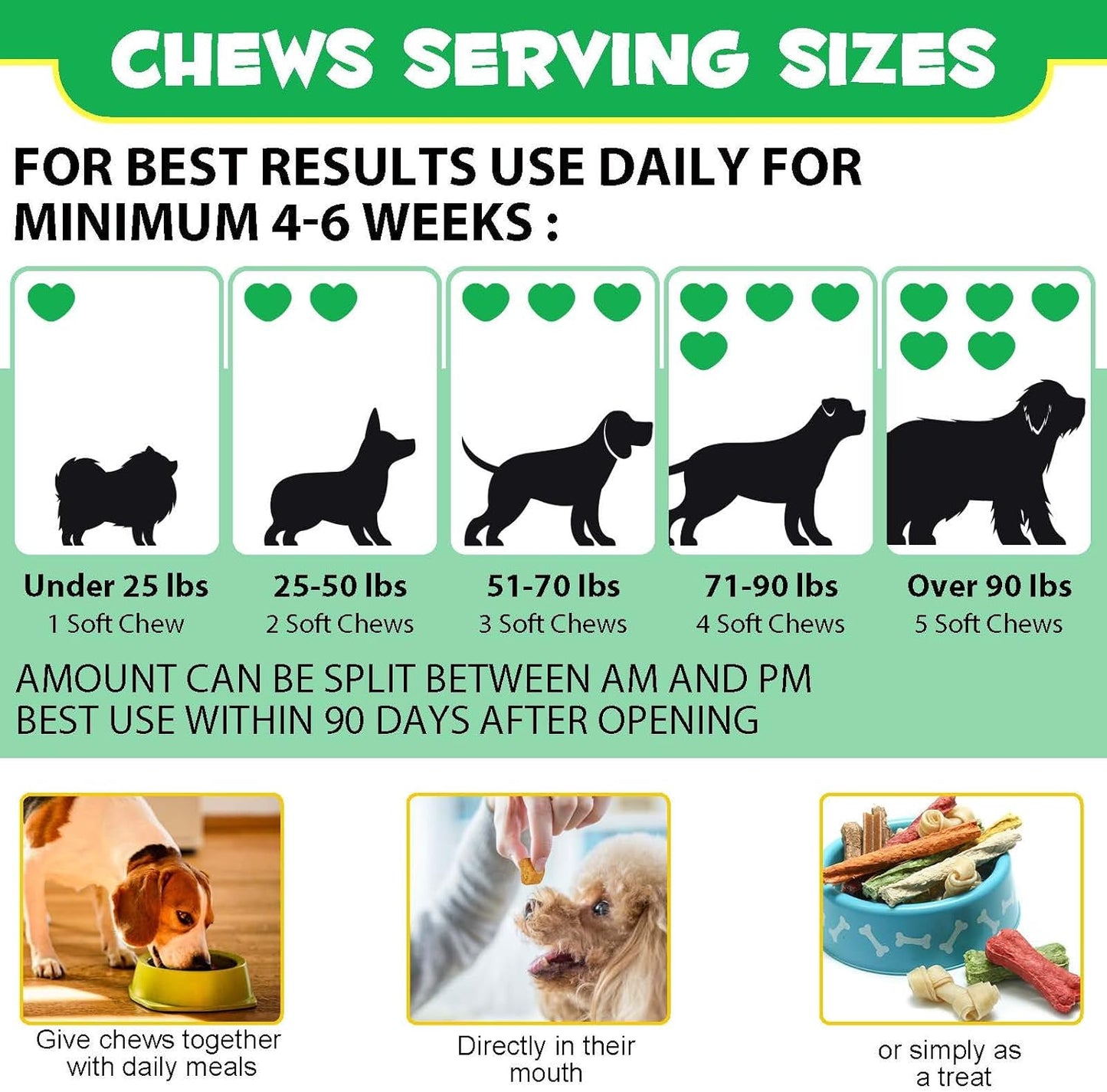 120pc Alivo Probiotic Chews for Dogs - Digestive Treats with Pre & Probiotics, Duck Flavor, Supports Gut Health, Immune System, Seasonal Allergies & Itchy Skin
