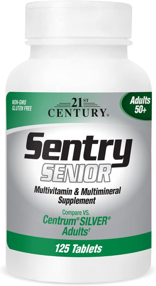 125-Count Sentry Senior Tablets for 21st Century (22390)