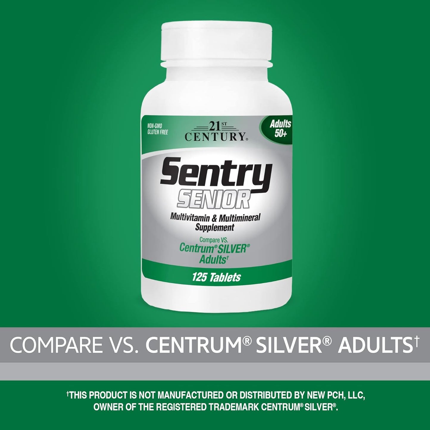 125-Count Sentry Senior Tablets for 21st Century (22390)