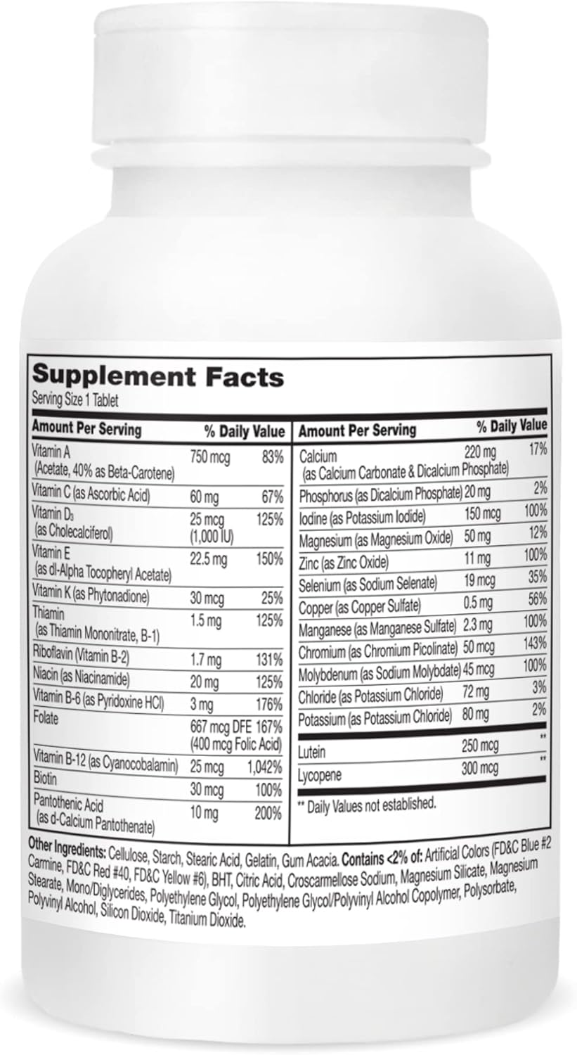 125-Count Sentry Senior Tablets for 21st Century (22390)