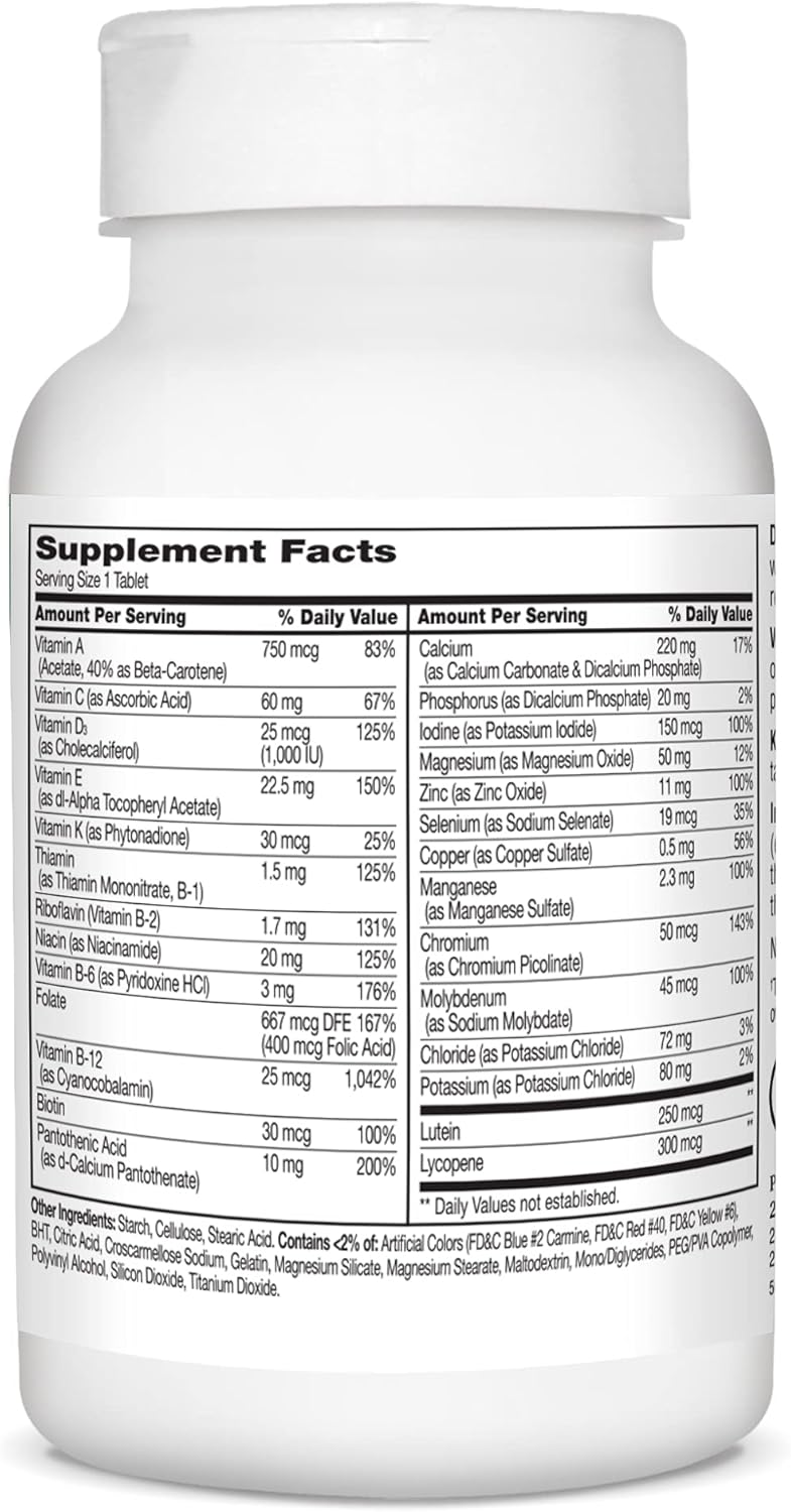 125-Count Sentry Senior Tablets for 21st Century (22390)