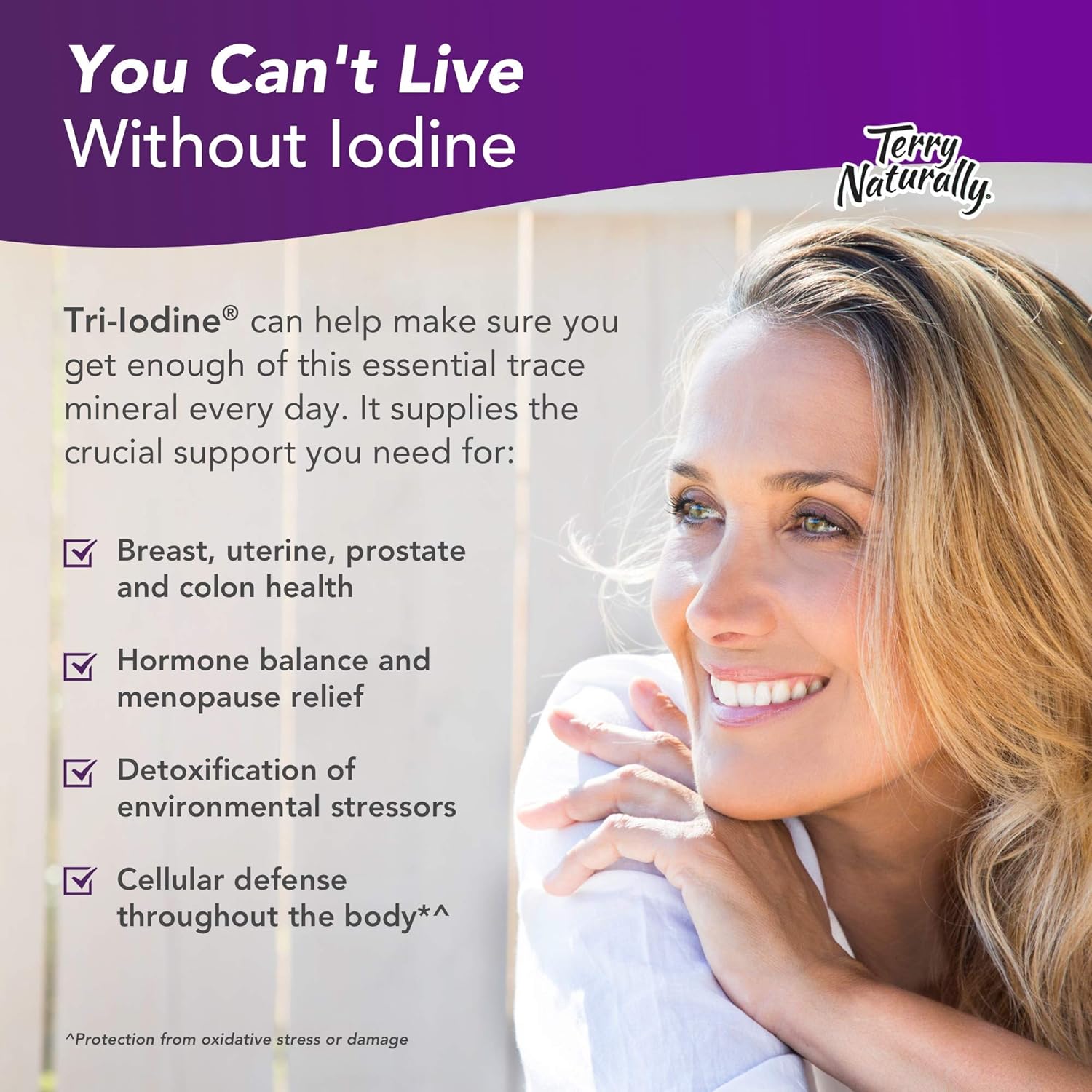 12.5 mg Tri-Iodine Capsules - 12500 mcg Iodine for Hormone Balance - Supports Breast & Prostate Health - Vegan, Non-GMO - 90 Servings