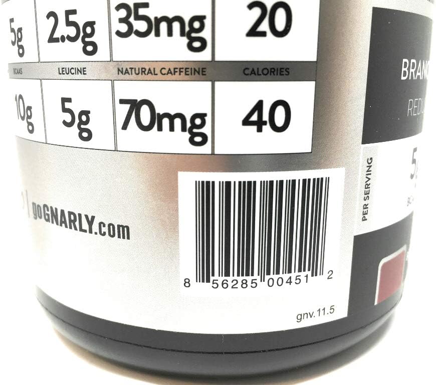 12.98 OZ Gnarly Branch Chain Berry Lemonade Amino Acid Supplement for Improved Performance