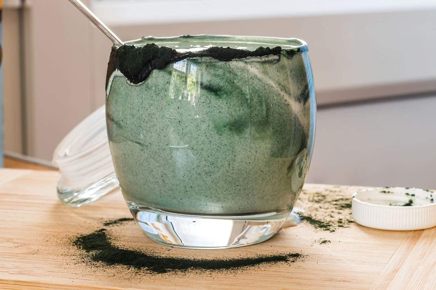 12lb Organic Chlorella Powder - Non-GMO, Kosher, Raw Green Algae, Vegan Superfood - Pure Green Protein, Rich in Vitamins - Ideal for Drinks, Broken Cell Wall - Bulk Size