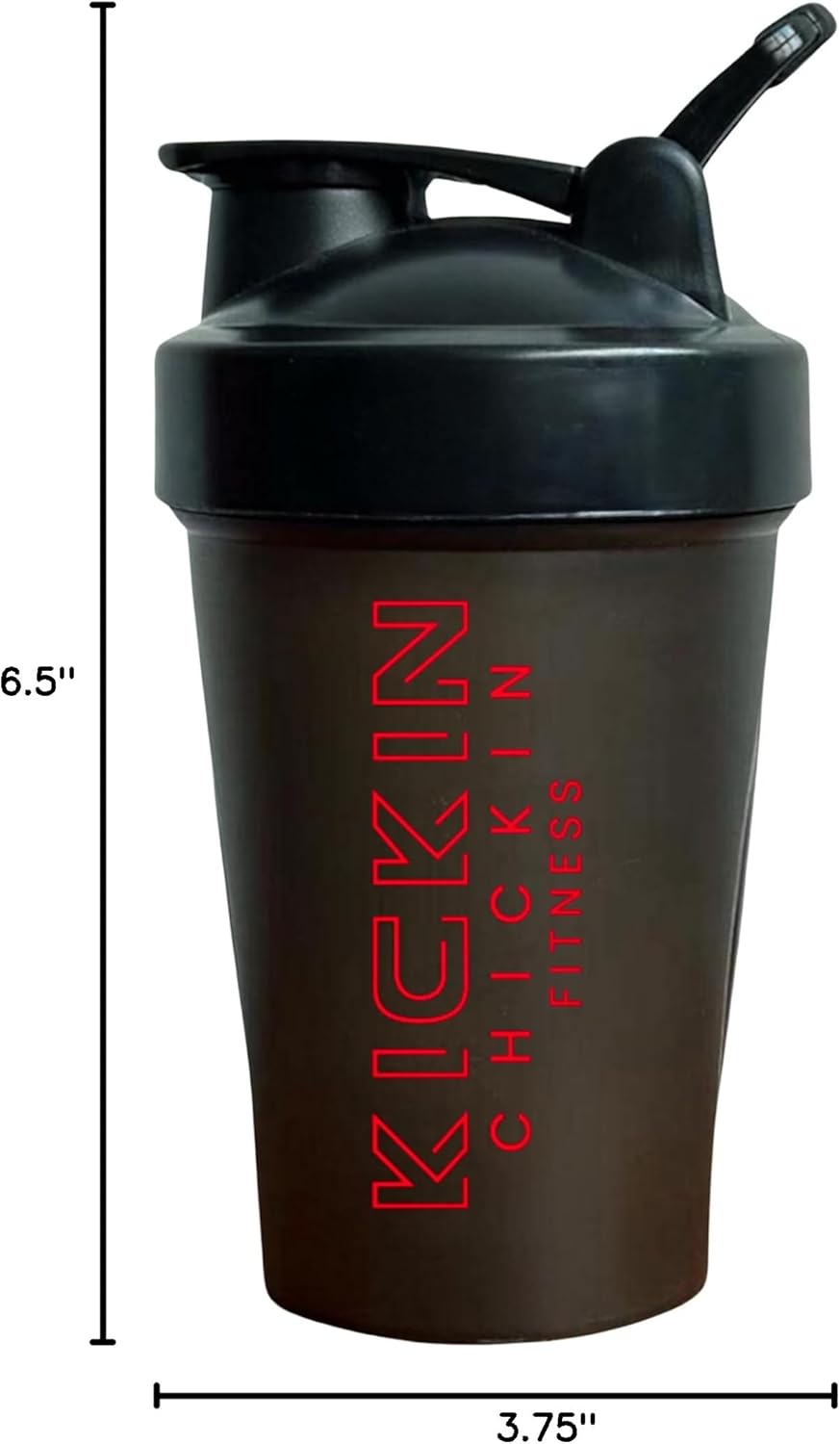 12oz Dual-Purpose Shaker Bottle Mixer for Pre and Post Workout in Crimson and Midnight
