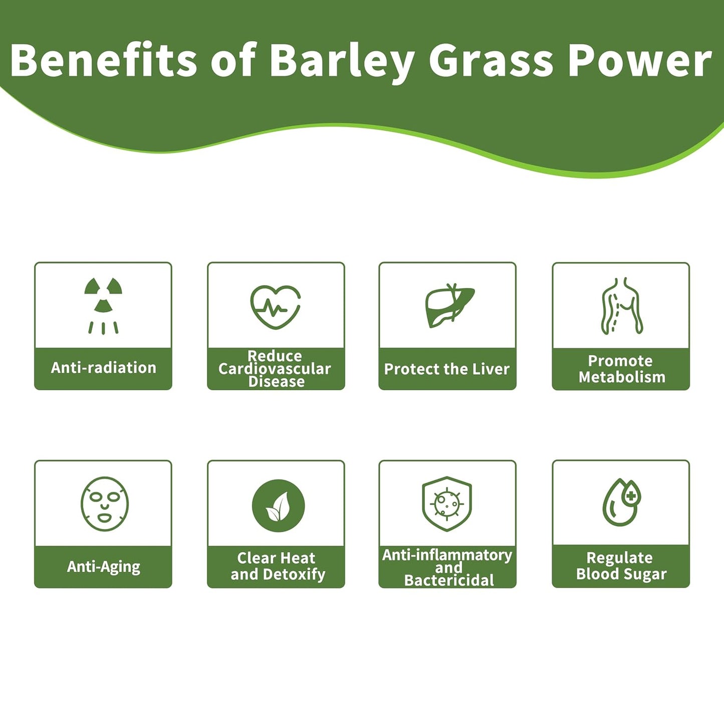 13 oz Hudetex Barley Grass Juice Powder - Pure Wheatgrass Powder for Cardiovascular, Liver, Digestive Health - Vegan, No Maltodextrin & Sugar - Supports Overall Wellness