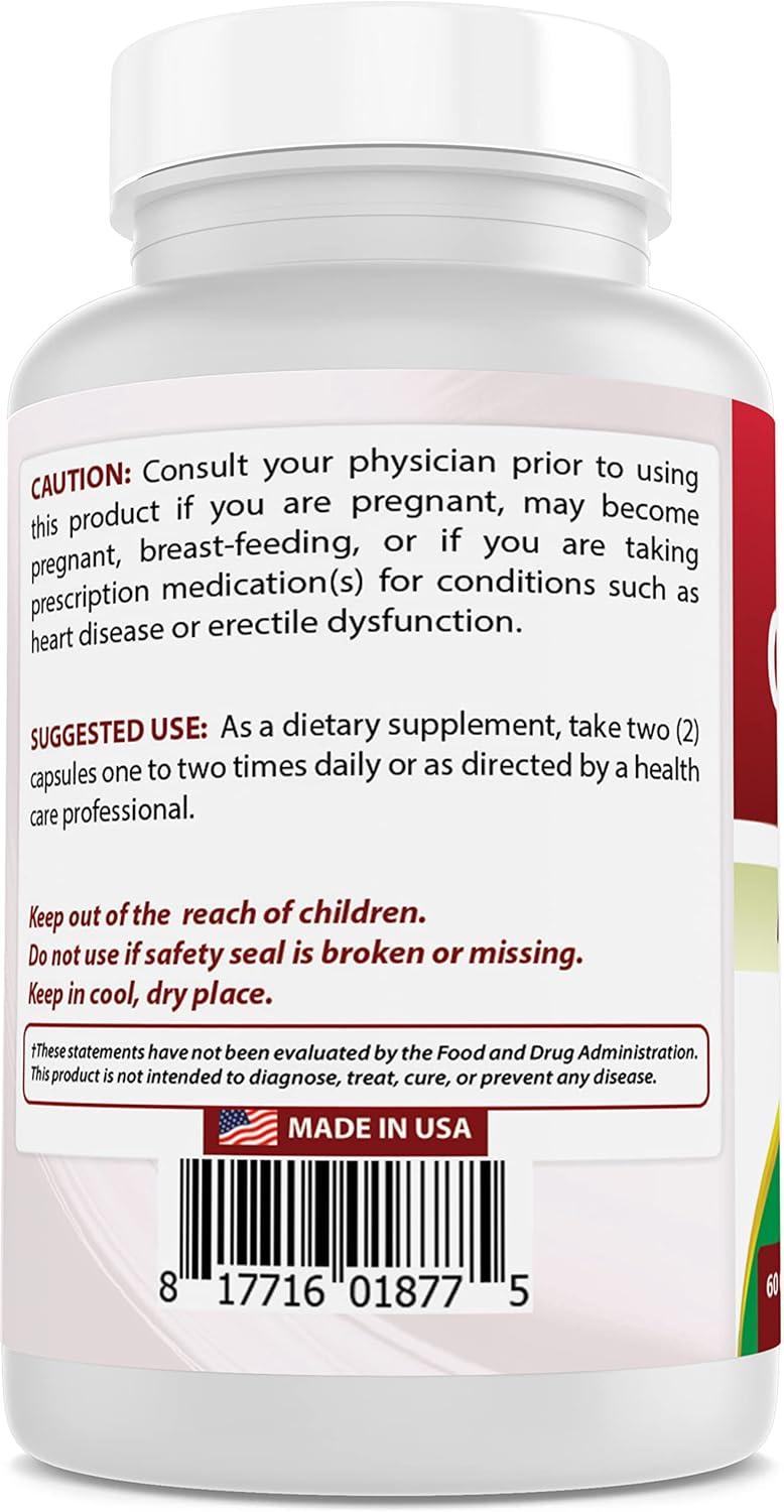 1300mg Dried Onion Bulb Capsules - Natural Allium Cepa Supplement - 60 Servings