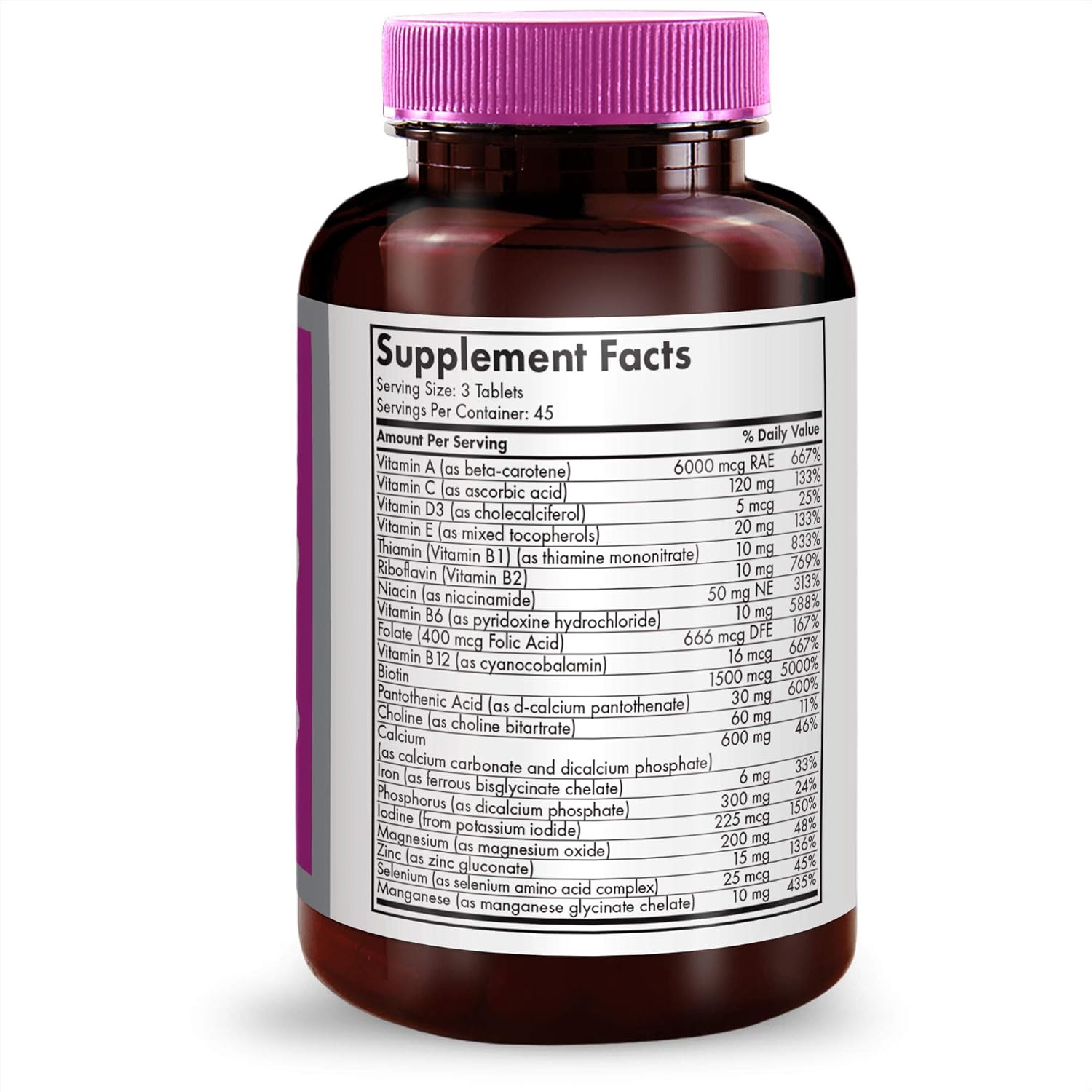 135 Tablets Futurebiotics Hair Skin Nails Beauty Multivitamin Supplement