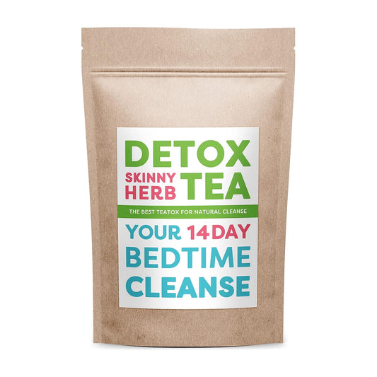 14 Day Detox Skinny Herb Tea - Natural Bedtime Cleanse Tea for Effective Detox & Cleanse Support