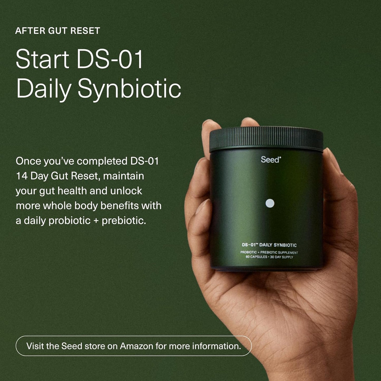 14 Day Gut Reset: Prebiotic & Probiotic for Digestive Health - Rapid Recovery, Bloating Relief - Vegan, Shelf-Stable - 28 Capsules