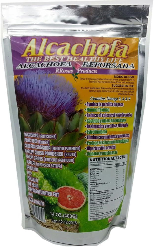 14 Oz TrimDish Alcachofa Reforsada Powder with Artichoke & More Healthy Ingredients for a Better Lifestyle