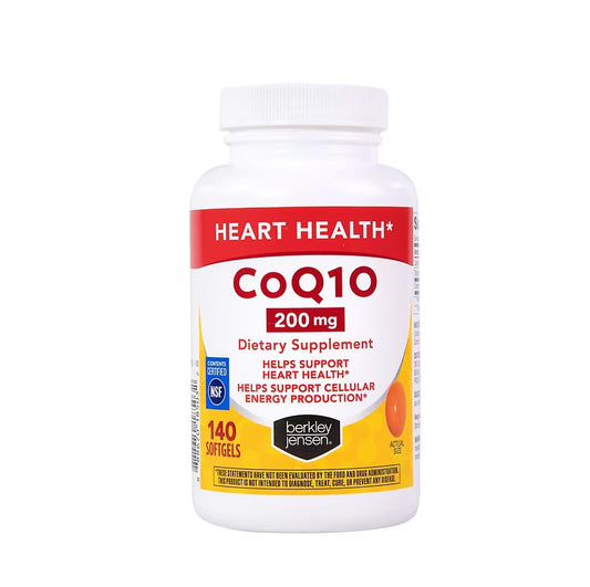 140 Count Berkley Jensen Coq10 Dietary Supplement 200 mg