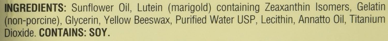 140 Count TruNature Vision Softgels with Lutein and Zeaxanthin Complex Supplement