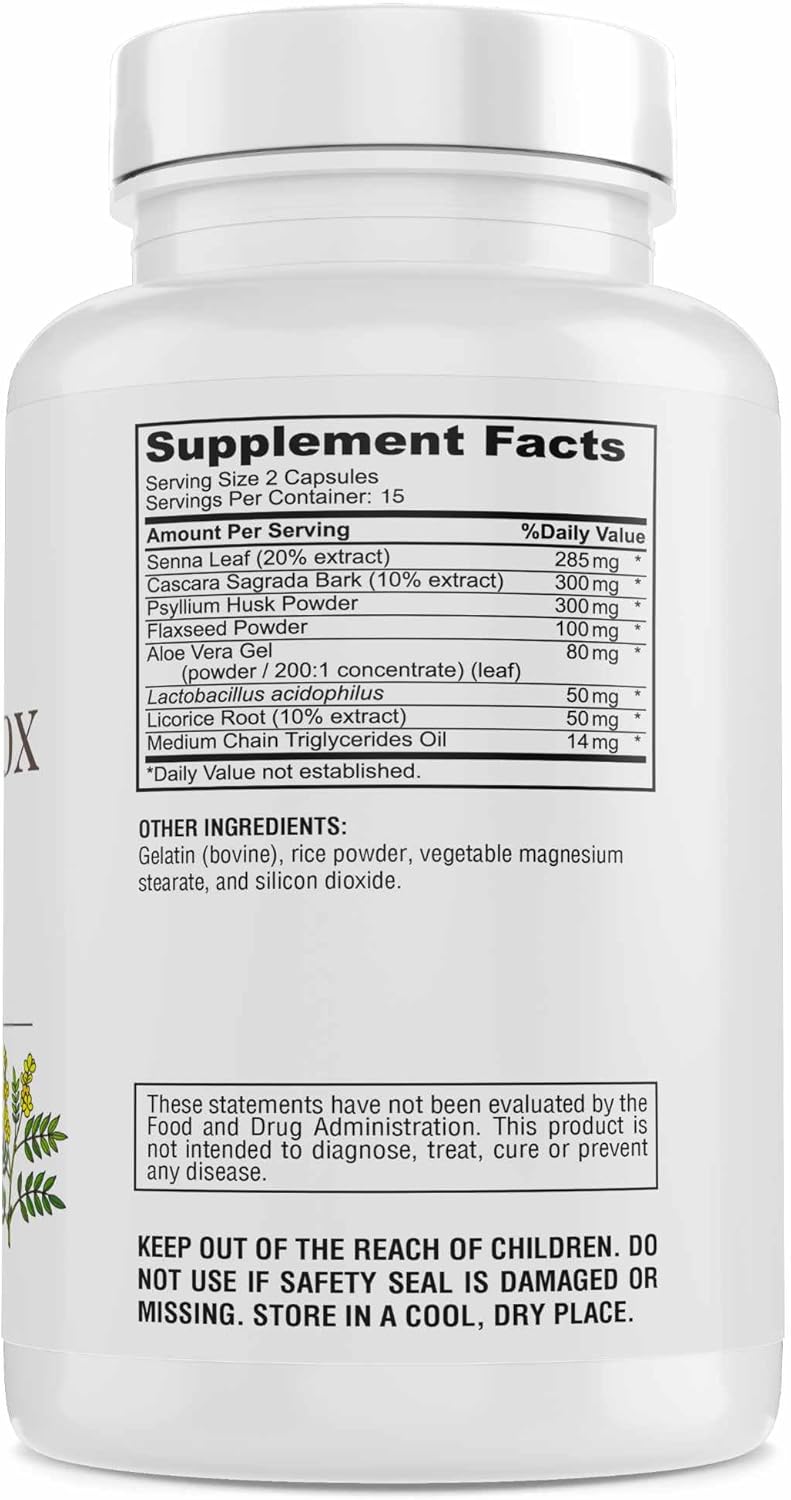 15-Day Detox Cleanse by Genius Herbals - Eliminate Toxins & Boost Digestive Health
