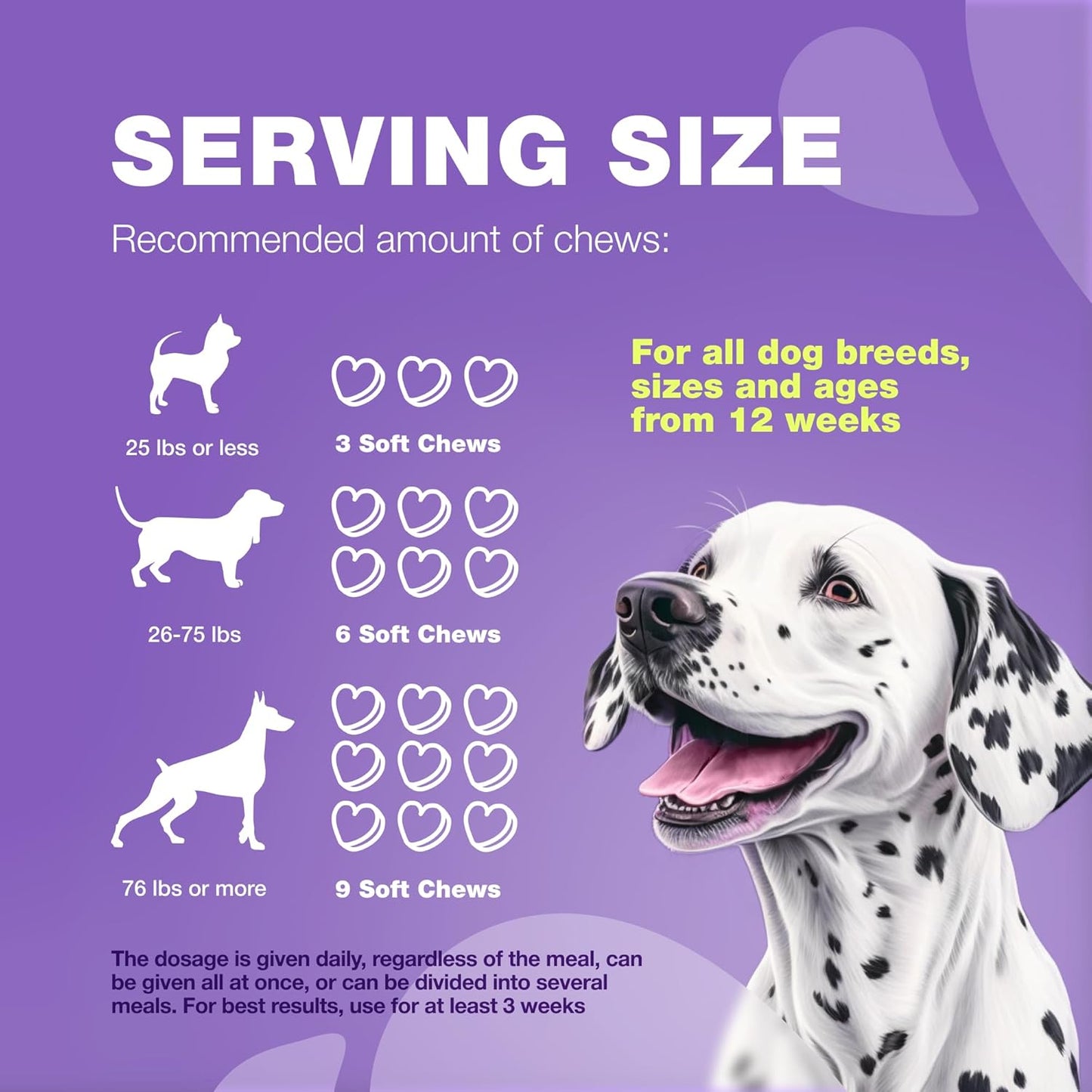 15-in-1 Dog Multivitamin Chews with MSM for Hip & Joint Health, Itchy Skin Relief, Immune Support, Enzymes, Skin & Coat, Mobility Support by CHEWIA