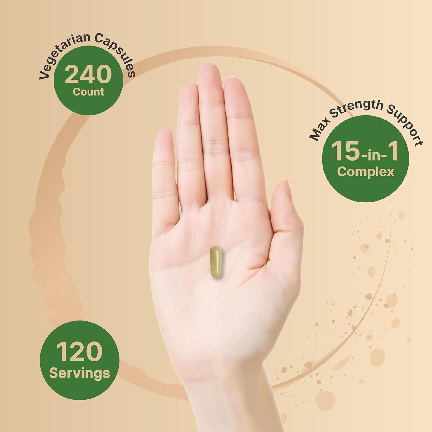 15-in-1 Liver Cleanse Detox & Repair, 240 Veggie Capsules | Milk Thistle, Dandelion Root, Turmeric & More | Herbal Liver Support