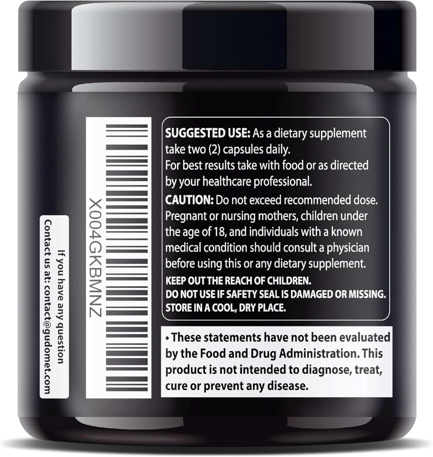 150 Capsules of GUDOMET NAD+ with Trans-Resveratrol, Red Wine, Quercetin & Vitamin C for Cellular Wellness & Healthy Aging from USA