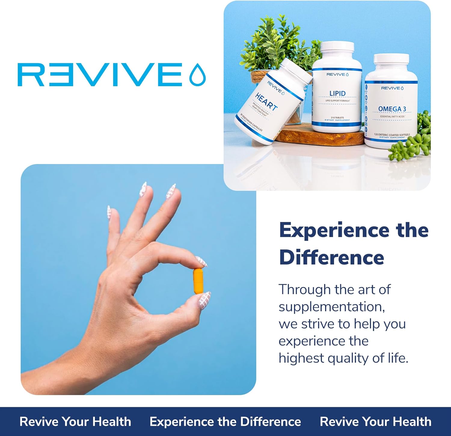 150 Capsules Revive MD Brain Plus - Natural Memory & Focus Supplement for Cognitive Function - Vegan & Gluten Free