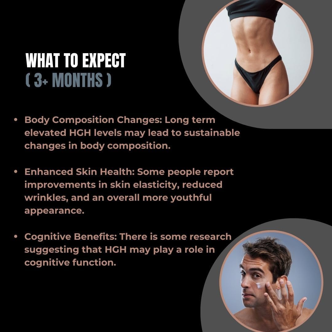 150 Count Evolve Nutraceuticals HGH Booster 2X Strength - Anti-Aging, Boost Stamina & Energy, Revitalize Skin & Hair - Includes L-Lysine & L-Arginine HCL