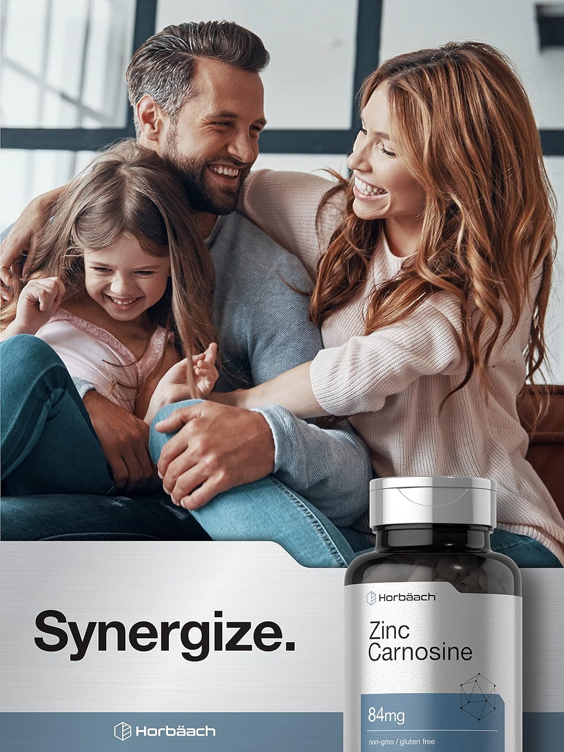 150 Count Horbäach Zinc Carnosine Capsules - 84mg per Capsule - Non-GMO & Gluten Free Formula